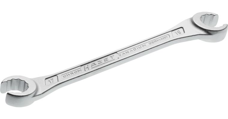 1001204703 double ring wrench open 612-17X19 external double hexagon profile