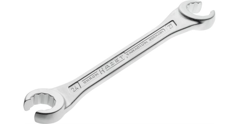 1001204706 Double ring wrench open 612-24X27 External double hexagon profile