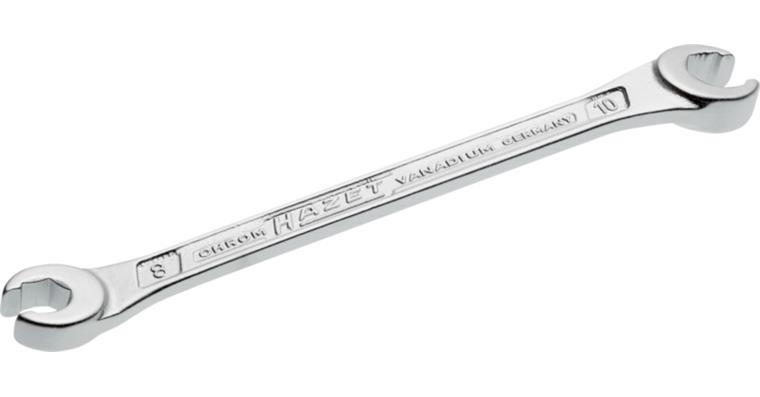 1001204697 Double ring wrench, open 612-8X10 External hexagon profile 8 x 10 mm
