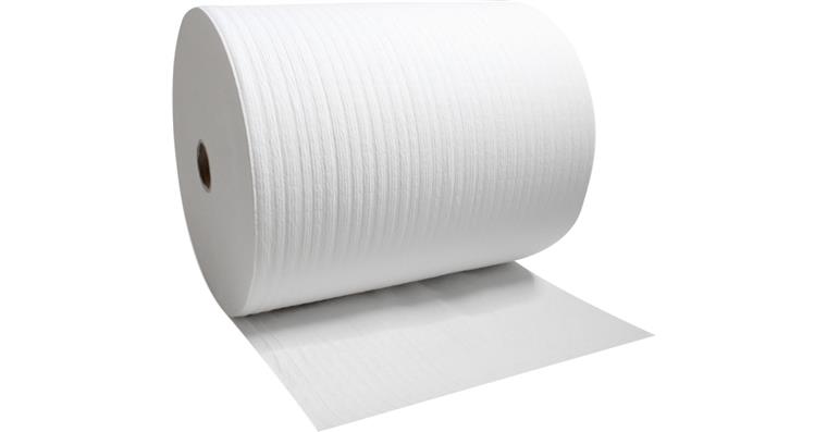 1095013030 Prům. čisticí utěrka, bílá polyetylenová síťka z buničiny, 380 x 300 mm