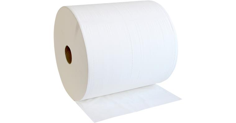 1095013029 Bílá papírová utěrka vyrobená z celulózy, 1 000 listů v roli, 360 x 265 mm