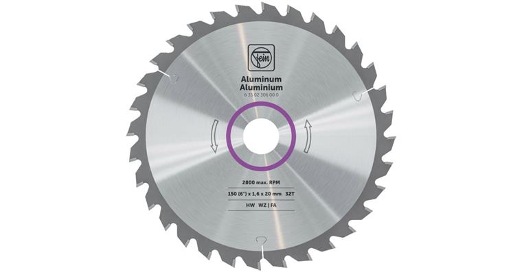 1092156206 Circular saw blade for aluminum and other non-ferrous metals 32 teeth