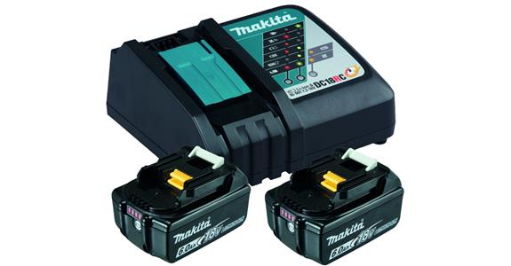 Power Source Kit Li-Ion 2 x 18 Volt/6Ah mit Ladegerät DC18RC