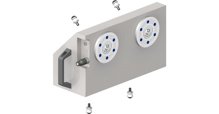 1027831401 Zahnutý upínací třmen 2cestný, hydraulický, K10.2