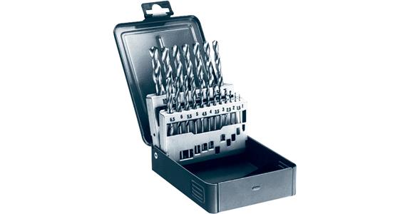 Sada vícerozsah. spirál. vrtáků 1,0–10,5 mm, DIN 338, typ MBS 1200 DZ, kr.0,5 mm