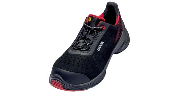 Sicherheitshalbschuh G2 68372 schwarz/rot S1PL W11 Gr.37