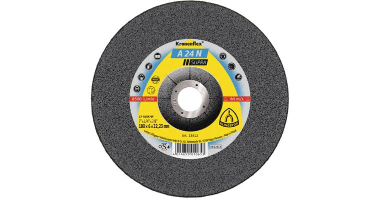 1001727118 grinding discs 180x6x22.23 mm cranked 13412