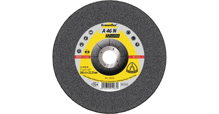 1001727124 grinding wheels 125x6x22.23 mm cranked 2226