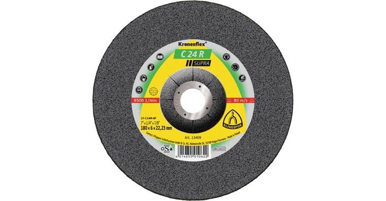 1001727130 grinding discs 180x6x22.23 mm cranked 13409