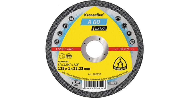 1001727168 cut-off wheels 125x1x22.23 mm straight 262937