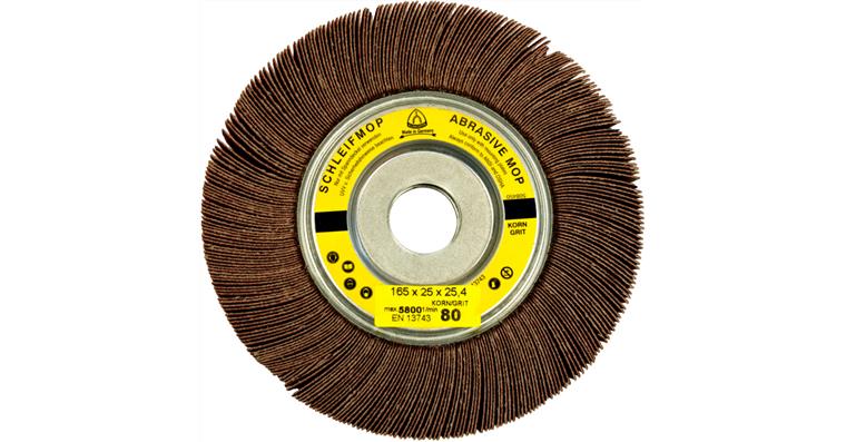 1001728527 abrasive mop wheels 165x25x25.4 mm grit 40 221597