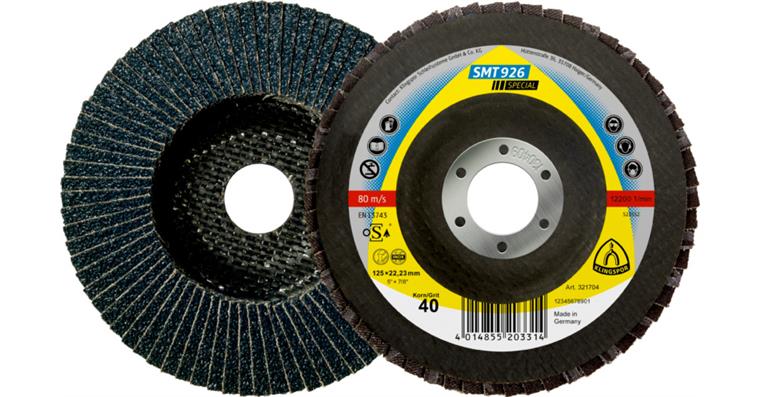 1001728680 abrasive mop disc 125x22.23 mm grain 80 convex 321709