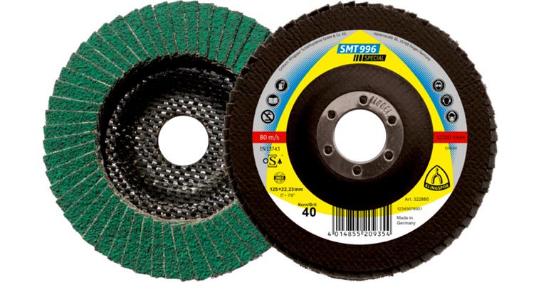 1001728689 abrasive mop disc ceramic 125x22.23 mm grain 80 convex 322854