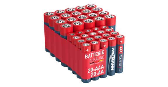 Alkaline Micro AAA/Mignon AA Pack = je 20 Stück