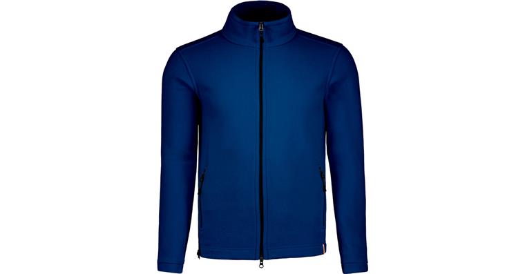 1093050377 Pánská fleecová bunda Eco, modrá, 4XL