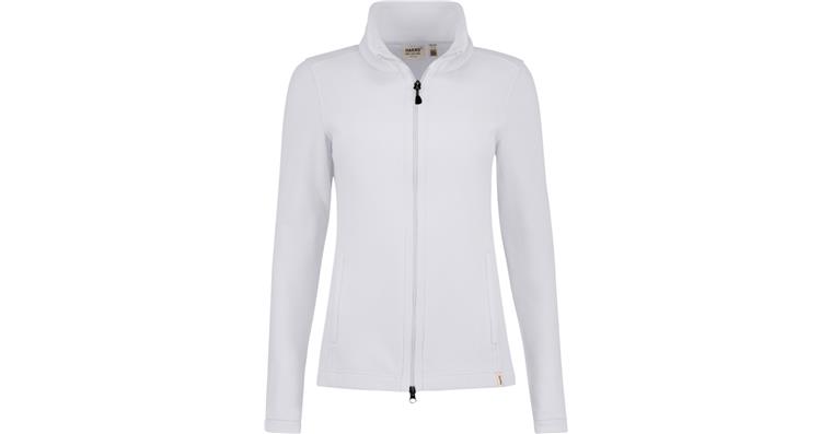 1005963109 Dámská fleecová bunda Eco, bílá, 5XL