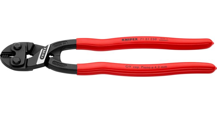 1057610601 Kompaktní štípací kleště na čepy CoBolt, 250 mm, s plastovou rukojetí