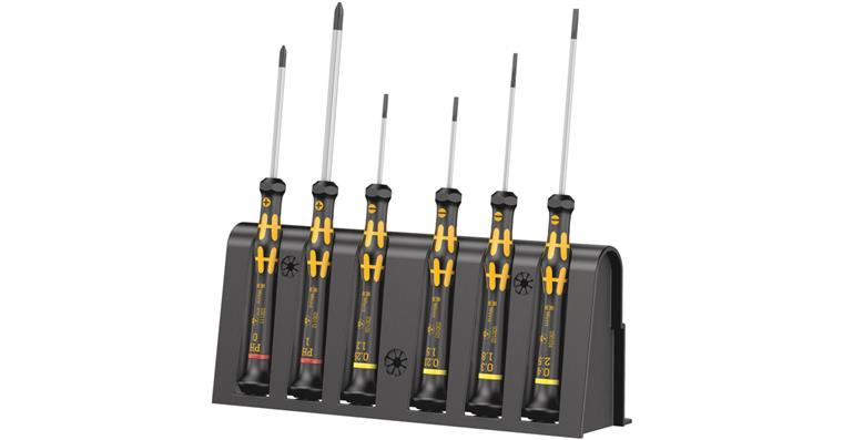 1063099101 Electronics screwdriver set 1578 A/6 in rack 6-piece 05030170001
