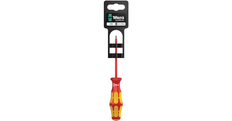 1001707176 VDE-insulated slotted screwdriver 160 i SB 1x0.4x2.5x80 mm 05100000001