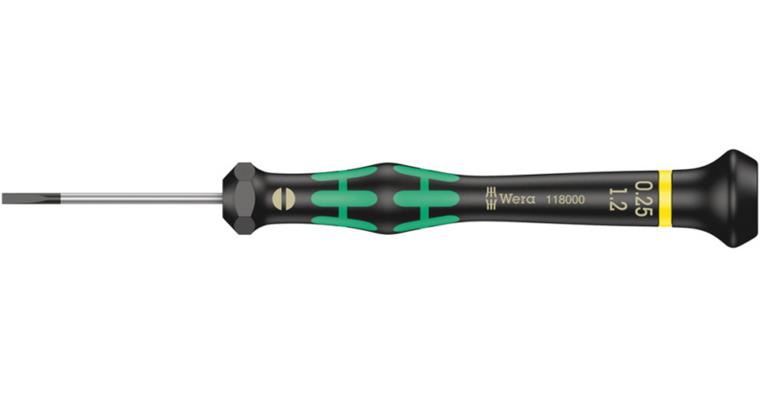 1063084101 Electronics Slotted screwdriver 2035 Micro 0.25x1.2x40 mm 05118000001