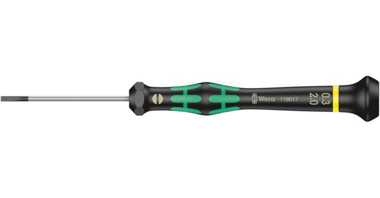 1001707389 Electronics Slotted screwdriver 2035 Micro 0.30x2.0x50 mm 05118017001