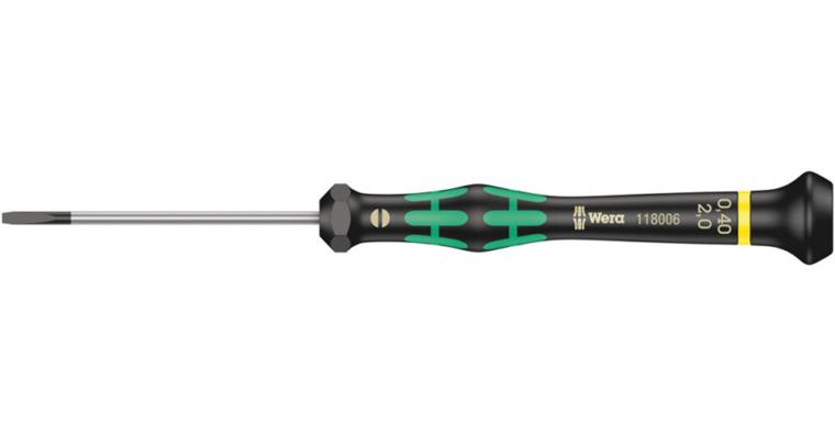 1063084104 Electronics Slotted screwdriver 2035 Micro 0.40x2.0x60 mm 05118006001