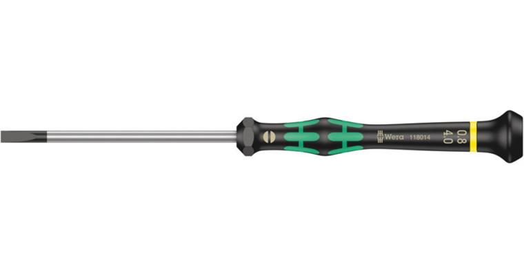 1063084108 Electronics Slotted screwdriver 2035 Micro 0.80x4.0x80 mm 05118014001