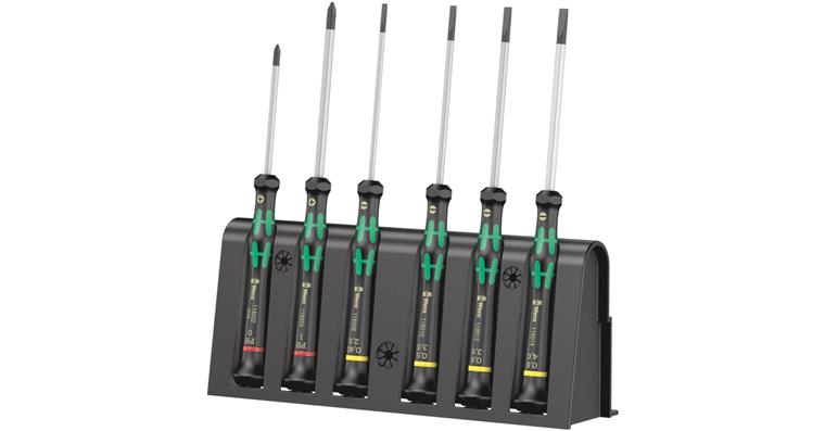 1063078102 Electronics screwdriver set 2035/6 B in rack 05118152001