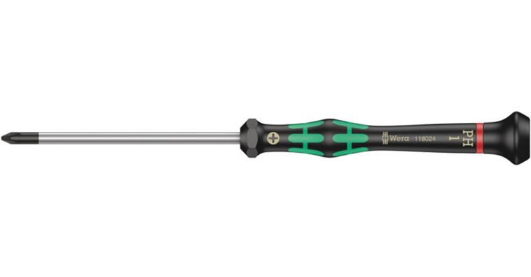 1063086103 Electronics Cross-recess screwdriver 2050 Micro PH 1x80 mm 05118024001