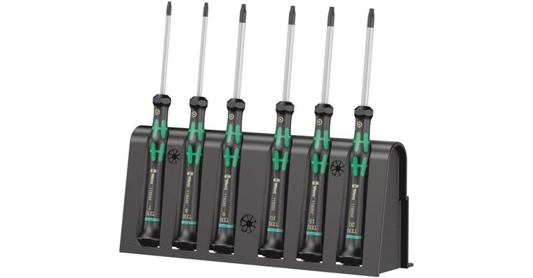 1063078103 TX BO electronics screwdriver set 2067/6 in rack 05118154001