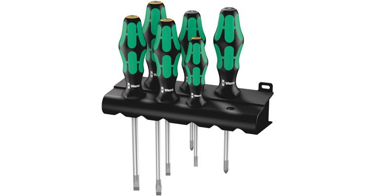 1001704767 Screwdriver set Kraftform Plus Lasertip 334/355/6 rack 05105656001