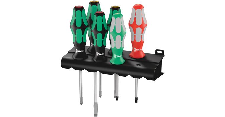 1001707206 screwdriver set 334/368/6 in rack 05347778001