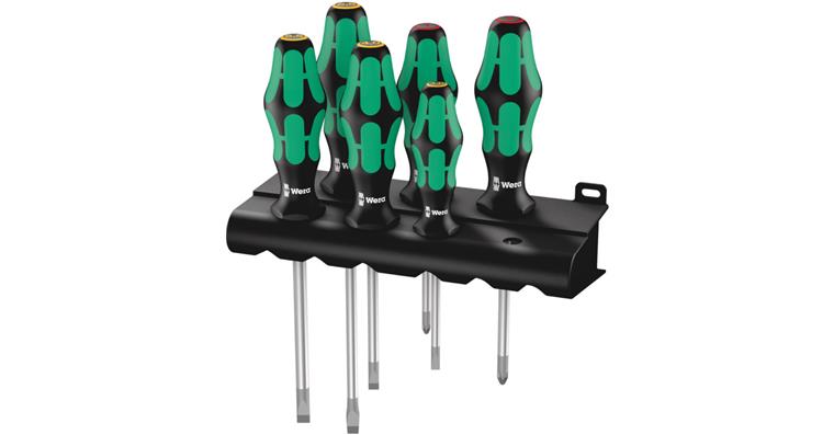 1052492101 Rack screwdriver set K Plus Lasertip 334/6 in rack 6-piece 05105650001