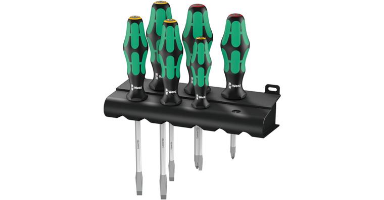 1052471201 Screwdriver set 334 SK/6 in rack 6-piece 05007680001