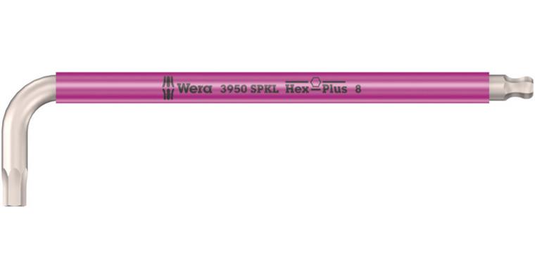 1051898108 Hex key 3950 SPKL Stainless steel Multicolour 8x195 mm 05022667001