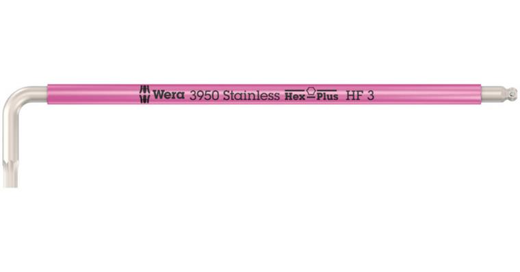 1001709046 Hex key 3950 SPKL HF Multicolour stainless steel 3x123 mm 05022693001