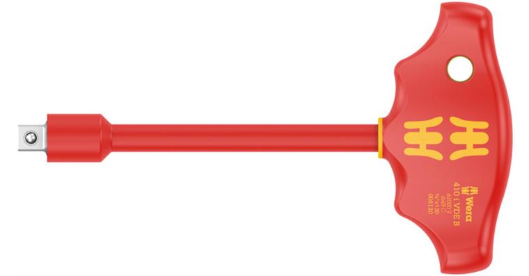 1001708538 VDE insulated cross-handle adapter screwdriver 410 i VDE B 3/8 in x130mm