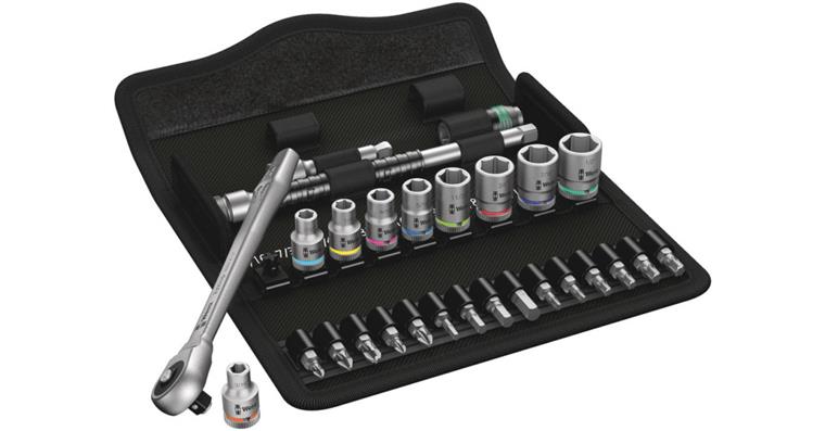 1001707476 Zyklop Metal ratchet set 8100 SA 10 square drive imperial 05004020001