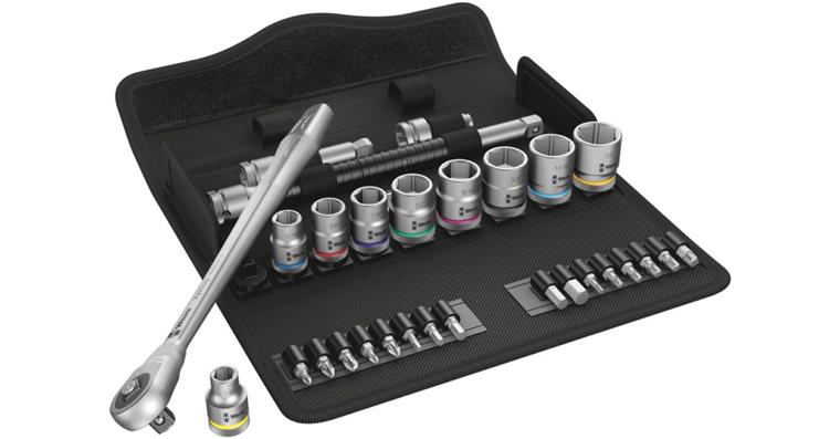 1001707479 Zyklop Metal ratchet set 8100 SB 10 Square drive, imperial 05004050001