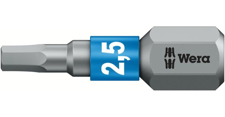 1001707244 Hexagon socket bit BiTorsion 840/1 BTZ Hex-Plus 2.5x25 mm 05056682001
