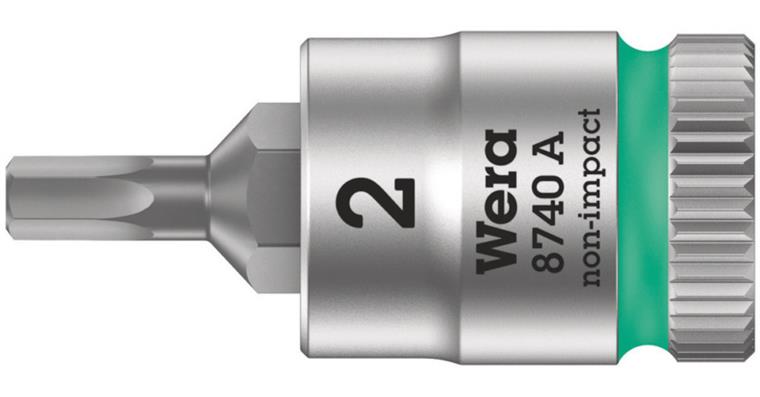 1051092100 Zyklop bit socket with 1/4 in drive 8740 A 2x28 mm 05003330001