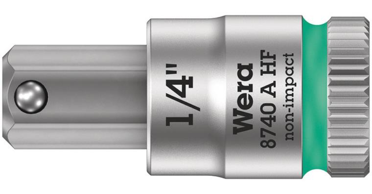 1001707719 Zyklop bit socket with 1/4 in drive 8740 A HF 1/4 in x28 mm 05003388001
