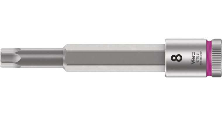 1001708954 Zyklop bit socket with 3/8 in drive 8740 B 8x100 mm 05003054001
