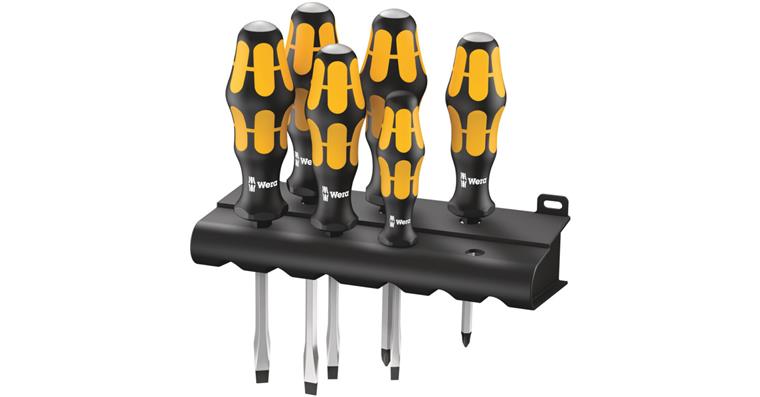 1052470102 Screwdriver set 932/918/6 in rack 6-piece 05018287001