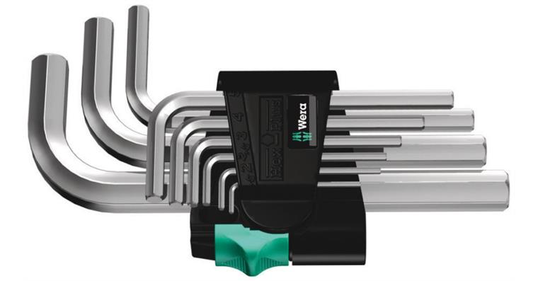 1051817103 Hex key set 950/9 Hex-Plus 5 metric chromium-plated 05021406001