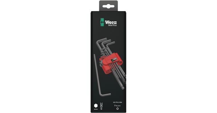 1001705521 Hex key set 950/9 Hex-Plus 6 SB metric BlackLaser 05073596001