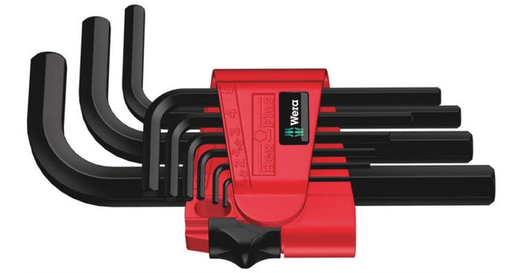 1001706136 Hex key set 950/9 Hex-Plus 7 metric BlackLaser 05021737001
