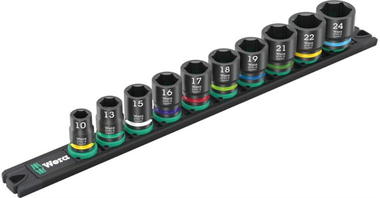 1001708964 magnetic socket strip with 10 impactor sockets 9607 05005451001