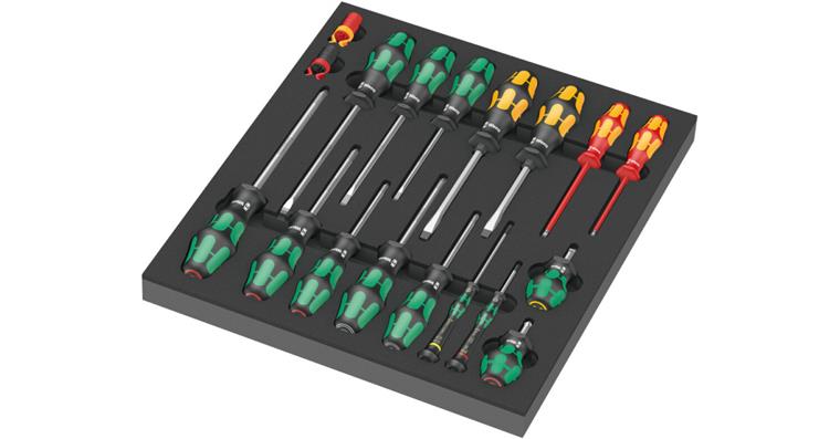 1001709131 foam insert 9710 Screwdriver set 18-piece 05150101001