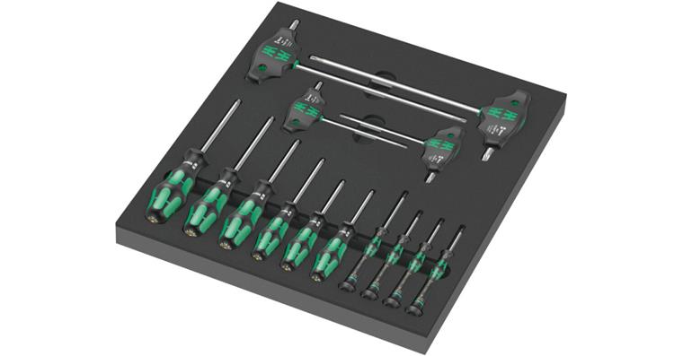 1001709133 foam insert 9712 Screwdriver set 14-piece 05150103001